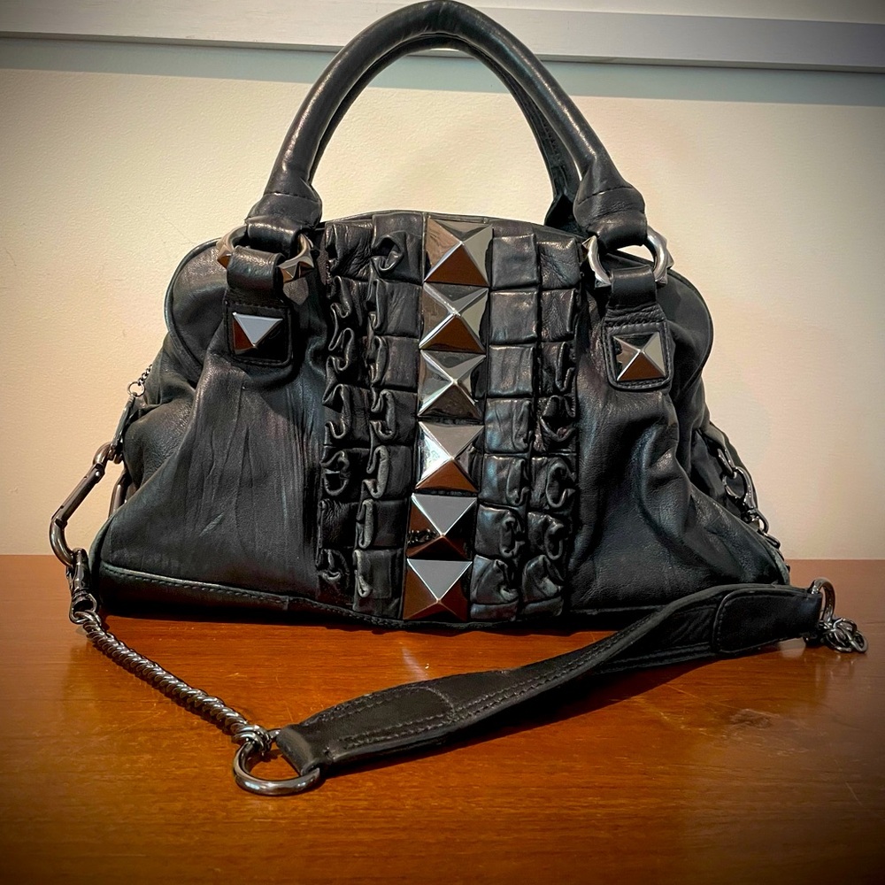 Betsy Johnson all leather bag